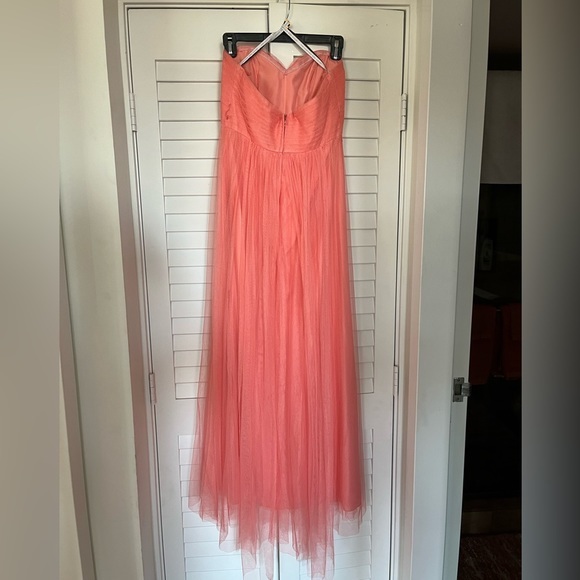 Jenny Yoo Annabelle Convertible‎ Dress in Coral - Picture 5 of 7
